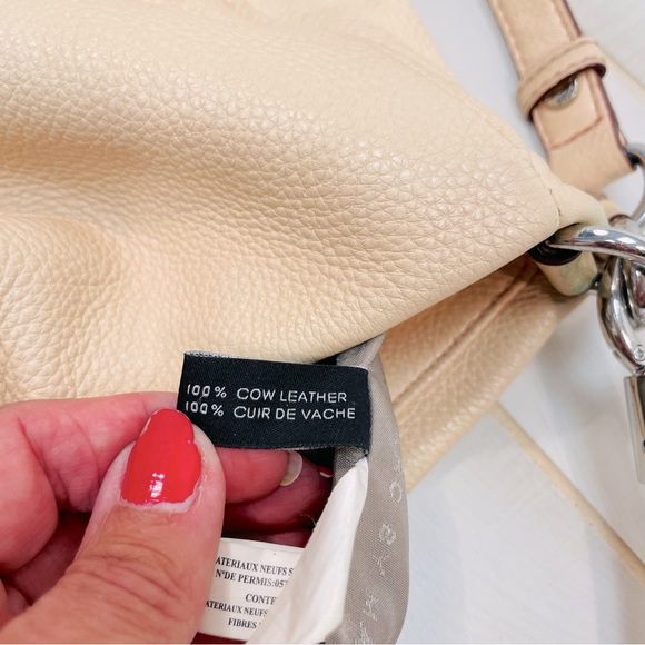 Marc By Marc Jacobs Too Hot To Handle Pale Peach Leather Hobo Bag - Picture 8 of 8